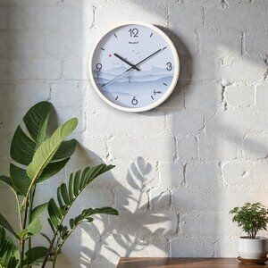 12 Inch Non Ticking Wall Clock Modern Home & Office Décor